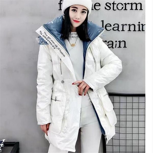 2020 jacket winter women's hooded warm parkas red bright biker jacket hight quality female street down cotton coat, Black
2020 jacket winter women's hooded warm parkas red bright biker jacket hight quality female street down cotton coat, Black