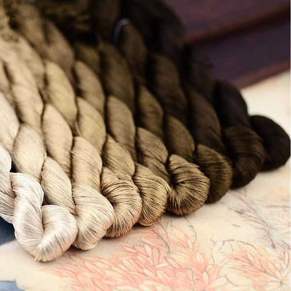 yarn 100% silk thread hand embroidery embroider cross stitch 1pcs 400m olive color series 8 gradient colors, Black;white
yarn 100% silk thread hand embroidery embroider cross stitch 1pcs 400m olive color series 8 gradient colors, Black;white