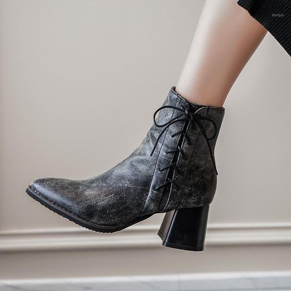 boots large european and american thick heel short for women's versatile pointed with zipper at the back chic1, Black
boots large european and american thick heel short for women's versatile pointed with zipper at the back chic1, Black
