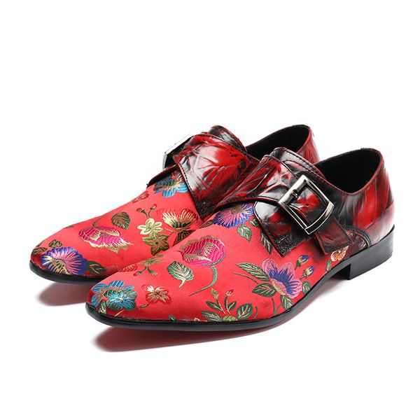 dress shoes fashion floral printing men's formal non-slip brook leather driving, Black
dress shoes fashion floral printing men's formal non-slip brook leather driving, Black
