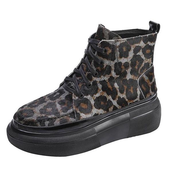 2021 new woman leather ankle boots lace up shoes woman short boots platform heels footwear high platform chunky sneakers, Black
2021 new woman leather ankle boots lace up shoes woman short boots platform heels footwear high platform chunky sneakers, Black