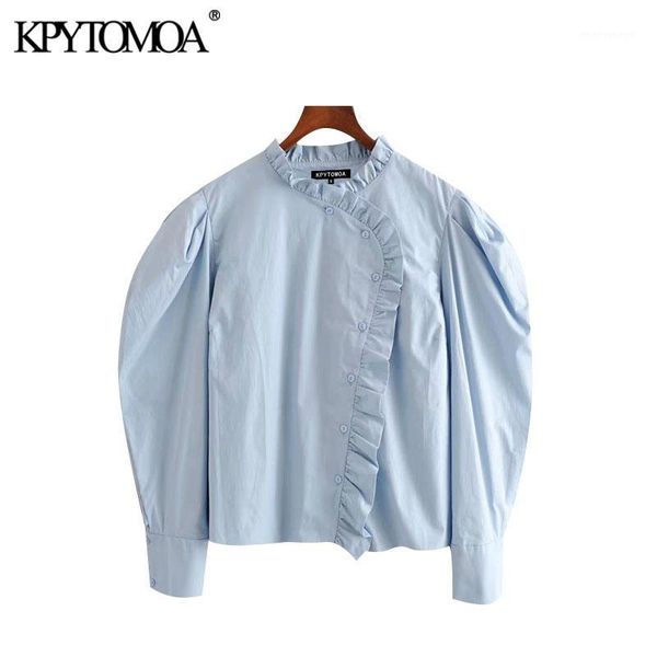 kpytomoa women 2020 sweet fashion ruffled buttons blouses vintage puff sleeve pleated female shirts blusas chic 1, White
kpytomoa women 2020 sweet fashion ruffled buttons blouses vintage puff sleeve pleated female shirts blusas chic 1, White