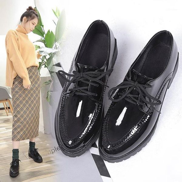new spring women's pumps woman patent leather lace up female causal comfortable shoes ladies chunky heels female fashion 20201, Black
new spring women's pumps woman patent leather lace up female causal comfortable shoes ladies chunky heels female fashion 20201, Black