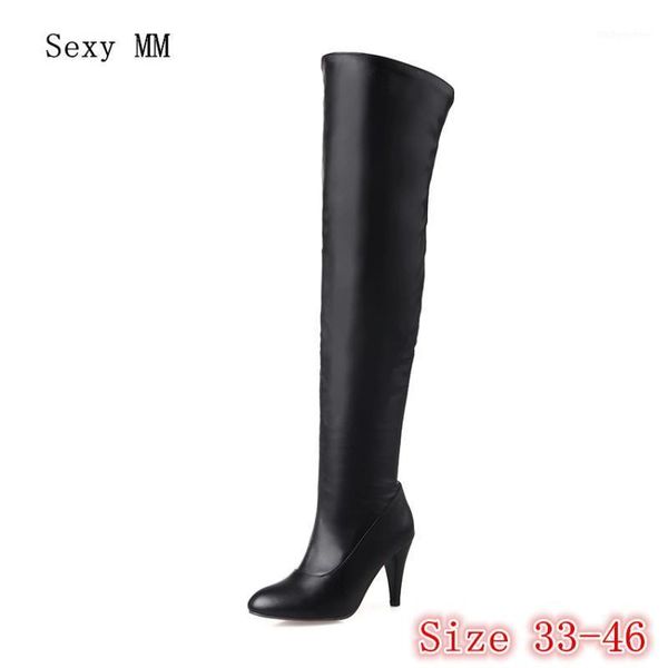 boots spring autumn leather women over the knee high heel woman thigh plus size 33 - 40 41 42 43 44 45 461, Black
boots spring autumn leather women over the knee high heel woman thigh plus size 33 - 40 41 42 43 44 45 461, Black