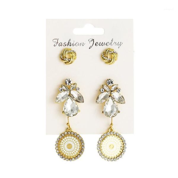 stud 3 pairs/lot vintage carved round twisted earrings for women 2021 statement crystal flowers set jewelry gifts1, Golden;silver
stud 3 pairs/lot vintage carved round twisted earrings for women 2021 statement crystal flowers set jewelry gifts1, Golden;silver