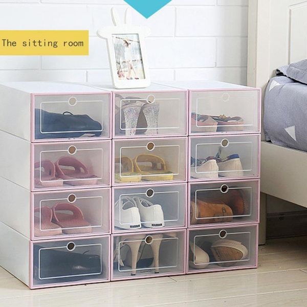 6pcs folding shoe box transparent plastic shoe box storage artifact shoes creative flip drawer1
6pcs folding shoe box transparent plastic shoe box storage artifact shoes creative flip drawer1
