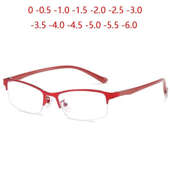 business half frame women myopia glasses finished metal square short-sight prescription eyeglasses female 0 -0.5 -1.0 to -6.0, White;black
business half frame women myopia glasses finished metal square short-sight prescription eyeglasses female 0 -0.5 -1.0 to -6.0, White;black