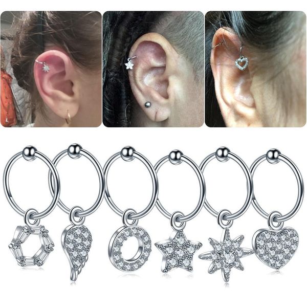 6 style steel ear piercing dangle earring crystal zircon earrings brincos jewelry statement girl gift women fashion jewelry 20g q jlloyg, Silver
6 style steel ear piercing dangle earring crystal zircon earrings brincos jewelry statement girl gift women fashion jewelry 20g q jlloyg, Silver