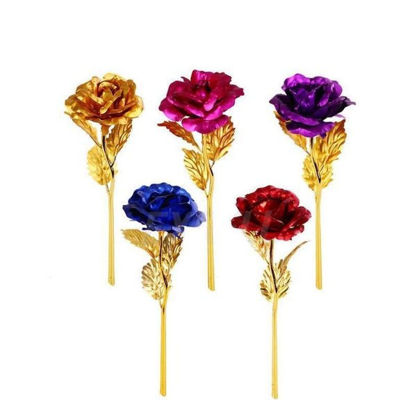 fashion 24k gold foil plated rose creative gifts lasts forever rose for lover's wedding valentine day gifts home decoration
fashion 24k gold foil plated rose creative gifts lasts forever rose for lover's wedding valentine day gifts home decoration
