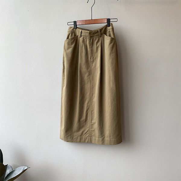 2021 new high waist a-line autumn with pocket long skirt casual jupe femme saia women beige skirts l326, Black
2021 new high waist a-line autumn with pocket long skirt casual jupe femme saia women beige skirts l326, Black