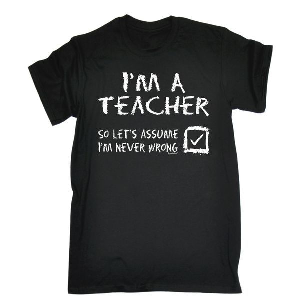 im a teacher lets assume im never wrong t shirt funny birthday gift present new fashion cool casual t shirts sport hooded sweatshirt hoodie
im a teacher lets assume im never wrong t shirt funny birthday gift present new fashion cool casual t shirts sport hooded sweatshirt hoodie