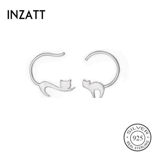 inzareal 925 sterling silver minimalist asymmetry cat hoop earrings for fashion women party fine jewelry cute accessories, Golden;silver
inzareal 925 sterling silver minimalist asymmetry cat hoop earrings for fashion women party fine jewelry cute accessories, Golden;silver