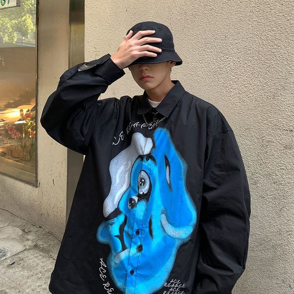 2021 new privathinker men's shirts graphic printed long sleeve shirt woman casual oversize korean streetwear man oversized blouse j55p, White;black
2021 new privathinker men's shirts graphic printed long sleeve shirt woman casual oversize korean streetwear man oversized blouse j55p, White;black