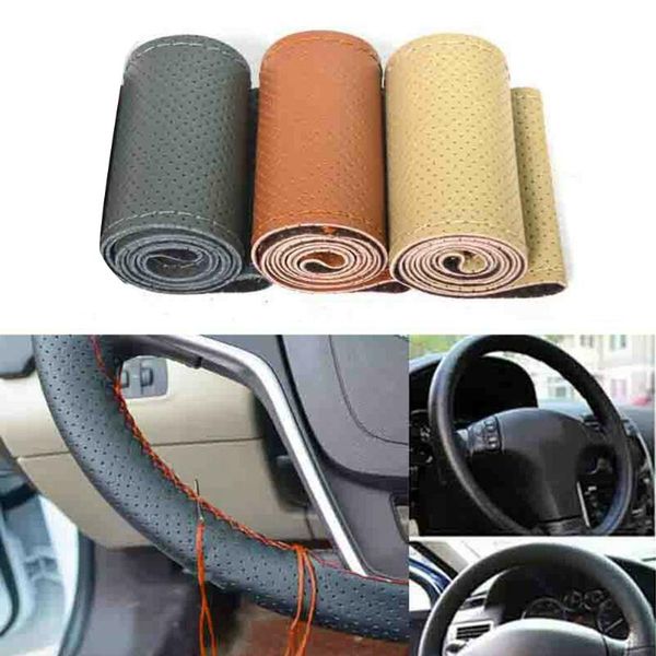 обеспечение экстра удобная 38см из натуральной кожи diy рулевое колесо автомобиля крышка с иглы и нити
обеспечение экстра удобная 38см из натуральной кожи diy рулевое колесо автомобиля крышка с иглы и нити