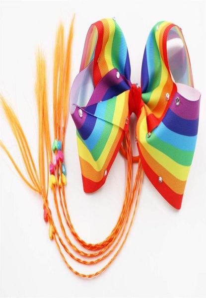 4pcs 8 inch rhinestone hair bow elastic bands with nylon braided tails wigs rainbow large bows 8 pigtail holder for girls teens qyloag, Slivery;white
4pcs 8 inch rhinestone hair bow elastic bands with nylon braided tails wigs rainbow large bows 8 pigtail holder for girls teens qyloag, Slivery;white