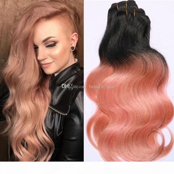 brazilian dark root ombre hair extensions 3 bundles #1b rose gold ombre human hair two tone body wave hair weft, Black
brazilian dark root ombre hair extensions 3 bundles #1b rose gold ombre human hair two tone body wave hair weft, Black