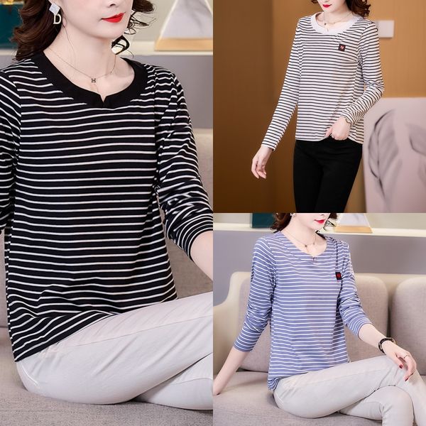 vrqmr new v-neck stitching autumn long sleeve dress women's t-shirt winter t-shirt in stripe 2020 coat crmov, White
vrqmr new v-neck stitching autumn long sleeve dress women's t-shirt winter t-shirt in stripe 2020 coat crmov, White