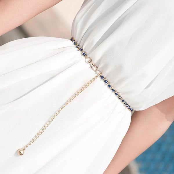 elegant all-match belt fashion imitation pearl beads thin waist chain belt women waistband strap dress accessories 9 colors, Black;brown
elegant all-match belt fashion imitation pearl beads thin waist chain belt women waistband strap dress accessories 9 colors, Black;brown