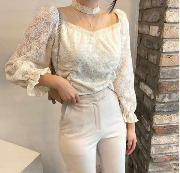 vintage womens and blouses long sleeve stitching mesh lace bottoming shirt elegant female ladies blusas mujer1, White
vintage womens and blouses long sleeve stitching mesh lace bottoming shirt elegant female ladies blusas mujer1, White