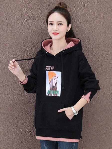 2sf4bforeign style reduced age sweater women plush thickened winter 2020 new small fashion versatile net red fried street top, Black
2sf4bforeign style reduced age sweater women plush thickened winter 2020 new small fashion versatile net red fried street top, Black