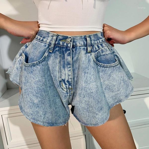 denim shorts jeans female korean street wear mini short trousers ruffle skirt plus size women clothing summer outfits 20201, White;black
denim shorts jeans female korean street wear mini short trousers ruffle skirt plus size women clothing summer outfits 20201, White;black