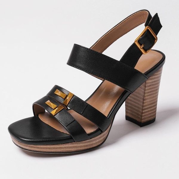 new 2020 fashion women sandals shoes genuine cow leather high heels platform shoes woman dress office ladies gladaitor sandals, Black
new 2020 fashion women sandals shoes genuine cow leather high heels platform shoes woman dress office ladies gladaitor sandals, Black