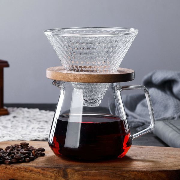 percolators v60 glass wooden 600ml/400ml /500ml dripper and pot set for coffee filter reusable filters q0109
percolators v60 glass wooden 600ml/400ml /500ml dripper and pot set for coffee filter reusable filters q0109