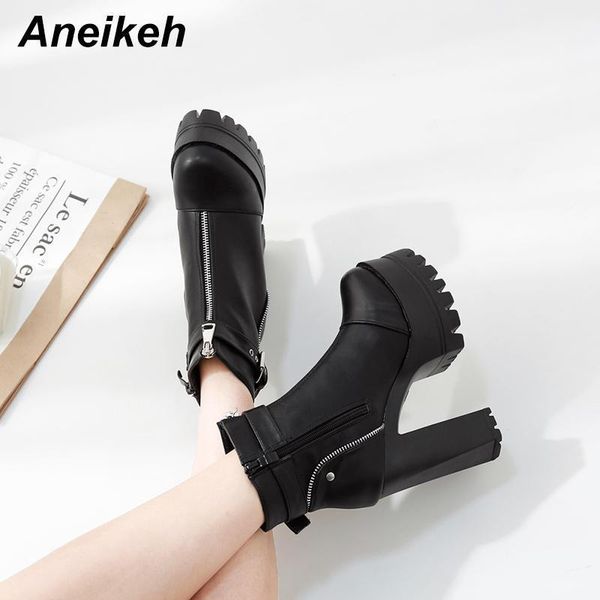 boots aneikeh spring women shoes ankle riding equestrian pu elastic band cross-tied ultra high platform square heel round toe black1, Black
boots aneikeh spring women shoes ankle riding equestrian pu elastic band cross-tied ultra high platform square heel round toe black1, Black