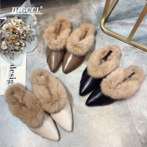 new hairy slippers women's outer wear autumn and winter muller shoes 2020 net red lazy shoes flat hair baotou half slippe a29, Black
new hairy slippers women's outer wear autumn and winter muller shoes 2020 net red lazy shoes flat hair baotou half slippe a29, Black