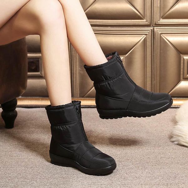 2020 new warm plush fur comfortable ankle boots women shoes waterproof zipper footwear woman winter shoes female snow boots, Black
2020 new warm plush fur comfortable ankle boots women shoes waterproof zipper footwear woman winter shoes female snow boots, Black