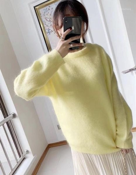 women's sweaters women's solid color knitted sweater long-sleeved o-neck loose knitwear pull autumn winter1, White;black
women's sweaters women's solid color knitted sweater long-sleeved o-neck loose knitwear pull autumn winter1, White;black