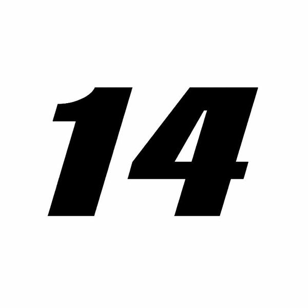 14cm*8.5cm fashion number 14 vinyl high-quality car sticker decoration decal black/silver c11-0843
14cm*8.5cm fashion number 14 vinyl high-quality car sticker decoration decal black/silver c11-0843