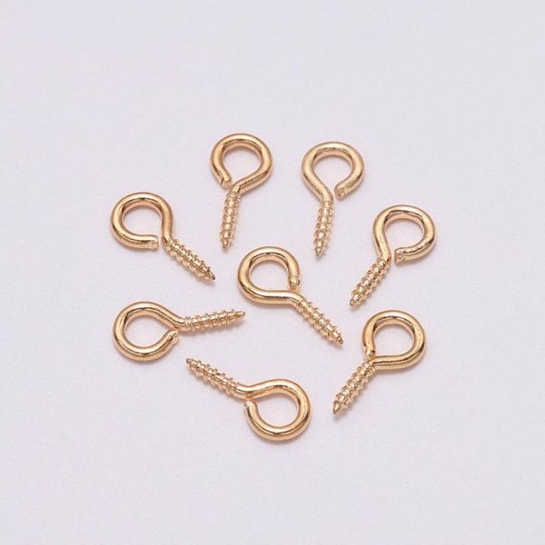 200pcs/lot 4*8 5*10 screw eye pins for pendant iron screw eye hooks clasps fit drilled beads diy jewelry findings making jllfee, Silver
200pcs/lot 4*8 5*10 screw eye pins for pendant iron screw eye hooks clasps fit drilled beads diy jewelry findings making jllfee, Silver
