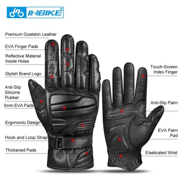 inbike комфортные козья кожа велосипедные перчатки 2020 мужчины сенсорный экран велосипедов мотоцикл мотокросс mtb велосипед перчатки bbydbj, Black 
inbike комфортные козья кожа велосипедные перчатки 2020 мужчины сенсорный экран велосипедов мотоцикл мотокросс mtb велосипед перчатки bbydbj, Black