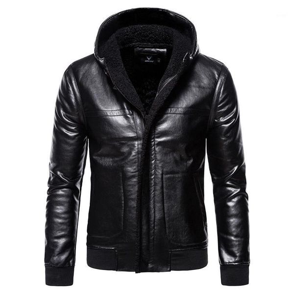 new british style mens leather jacket winter fleece hooded motorcycle leather jacket men pu coats jaqueta de couro masculina1, Black
new british style mens leather jacket winter fleece hooded motorcycle leather jacket men pu coats jaqueta de couro masculina1, Black