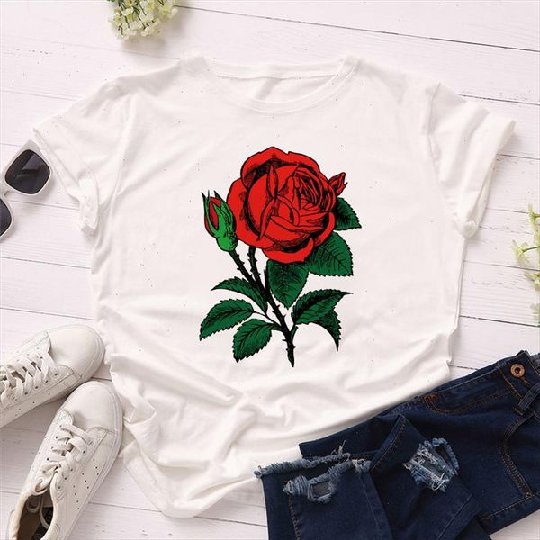 women 2021 summer red rose flower print 90s ladies lady t shirts t shirt ladies womens graphic female tee shirts, White
women 2021 summer red rose flower print 90s ladies lady t shirts t shirt ladies womens graphic female tee shirts, White