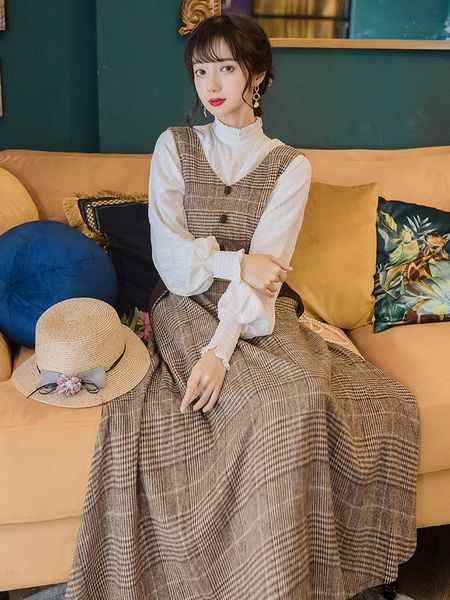 woolen vest women's autumn winter 2020 new mid length british plaidplaid plaid skirt winter woolen bottomed skirt z6yqp, Gray
woolen vest women's autumn winter 2020 new mid length british plaidplaid plaid skirt winter woolen bottomed skirt z6yqp, Gray
