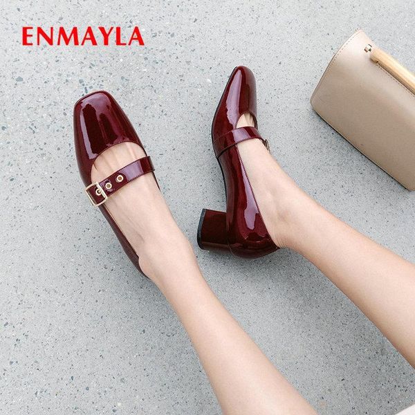 dress shoes enmayla 2021 genuine leather slip-on luxury women round toe square heel wedding retro spring/autumn pumps, Black
dress shoes enmayla 2021 genuine leather slip-on luxury women round toe square heel wedding retro spring/autumn pumps, Black