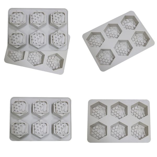 silicone molds honey nest 6 grid silica gel soap mould mirror surface dropping glue gray moulds factory direct selling 10zc p1
silicone molds honey nest 6 grid silica gel soap mould mirror surface dropping glue gray moulds factory direct selling 10zc p1