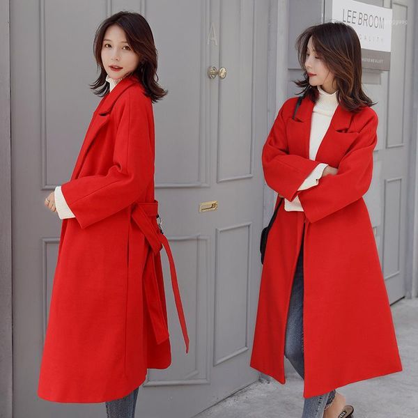 office lady slim sashes women long winter wool blend coat turn-down collar wool coat and jacket belt outerwear1, Black
office lady slim sashes women long winter wool blend coat turn-down collar wool coat and jacket belt outerwear1, Black