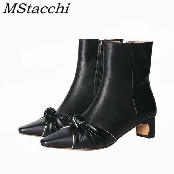 mstacchi ladies bordered butterfly knot pointed toe short boots sweet girl mid heel zipper solid heels for women ankle boots, Black
mstacchi ladies bordered butterfly knot pointed toe short boots sweet girl mid heel zipper solid heels for women ankle boots, Black