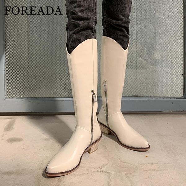 boots foreada high heel western women real leather pointed toe knee block long zip ladies shoes beige 401, Black
boots foreada high heel western women real leather pointed toe knee block long zip ladies shoes beige 401, Black