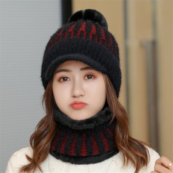 brand new winter visor hats women mixed color knit beanie skullies hat female thick velvet hair ball warm bonnet caps bib set 201027, Blue;gray
brand new winter visor hats women mixed color knit beanie skullies hat female thick velvet hair ball warm bonnet caps bib set 201027, Blue;gray