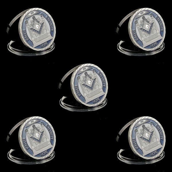 5pc euro masonic asonry brotherhood craft silver and blue color round double collectible coin
5pc euro masonic asonry brotherhood craft silver and blue color round double collectible coin