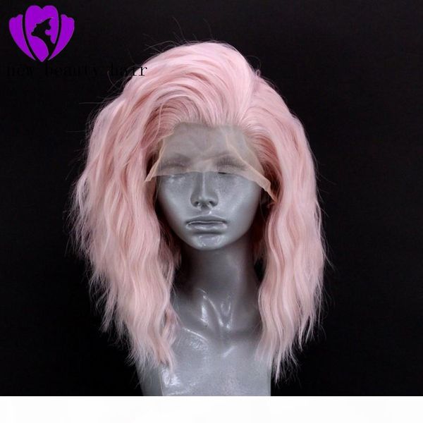 short bob lace front wigs pink color loose wave wigs for black women heat resistant fiber synthetic lace frornt wig cosplay hair
short bob lace front wigs pink color loose wave wigs for black women heat resistant fiber synthetic lace frornt wig cosplay hair