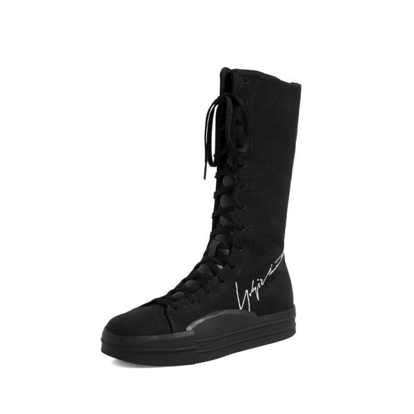 mkkhou fashion medium boot women 2020 new winter version of the same casual canvas lacing high boots women, Black
mkkhou fashion medium boot women 2020 new winter version of the same casual canvas lacing high boots women, Black