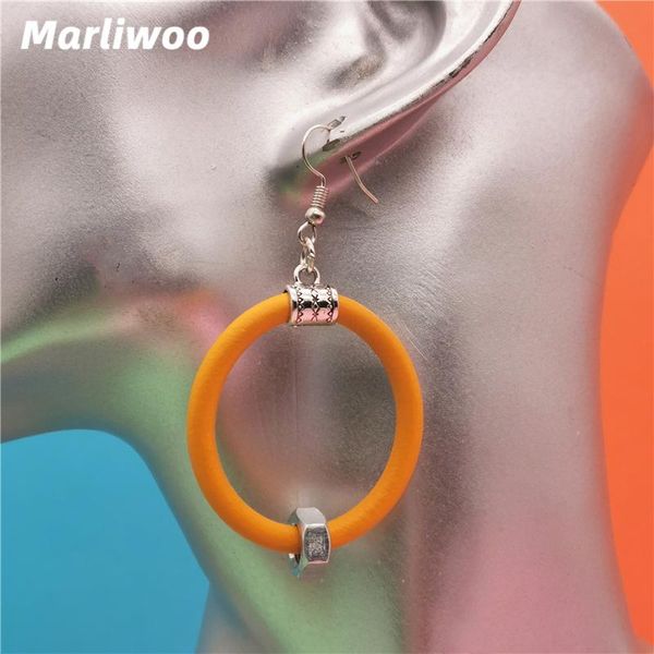 dangle & chandelier marliwoo round drop earrings women handmade simple statement earring screw accessories rubber jewelry strange big, Silver
dangle & chandelier marliwoo round drop earrings women handmade simple statement earring screw accessories rubber jewelry strange big, Silver