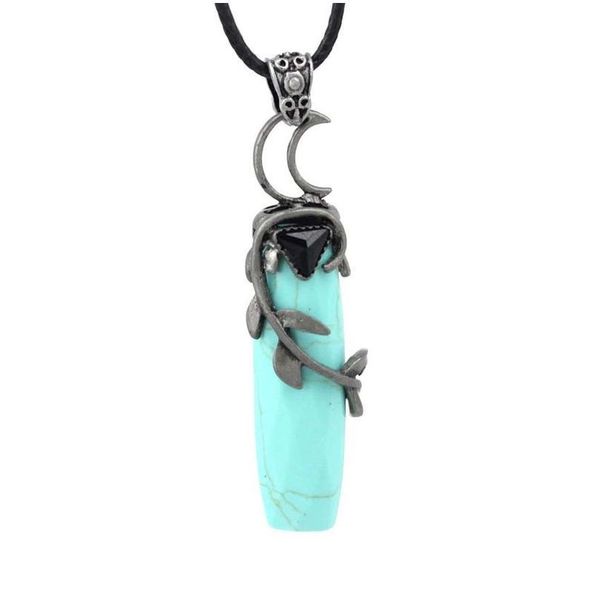 natural stone crystal rectangle pendant necklace women men leaves half moon antique silver color jewelry necklaces ch jllvcj, Black
natural stone crystal rectangle pendant necklace women men leaves half moon antique silver color jewelry necklaces ch jllvcj, Black
