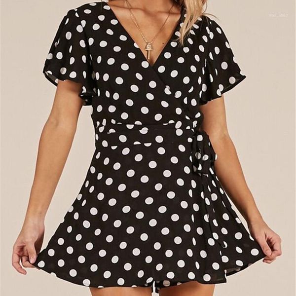 jumpsuit women summer simplicity short sleeve korean version dot print leisure sweet mini jumpsuit summer beach jumpsuit#g11, Black;white
jumpsuit women summer simplicity short sleeve korean version dot print leisure sweet mini jumpsuit summer beach jumpsuit#g11, Black;white