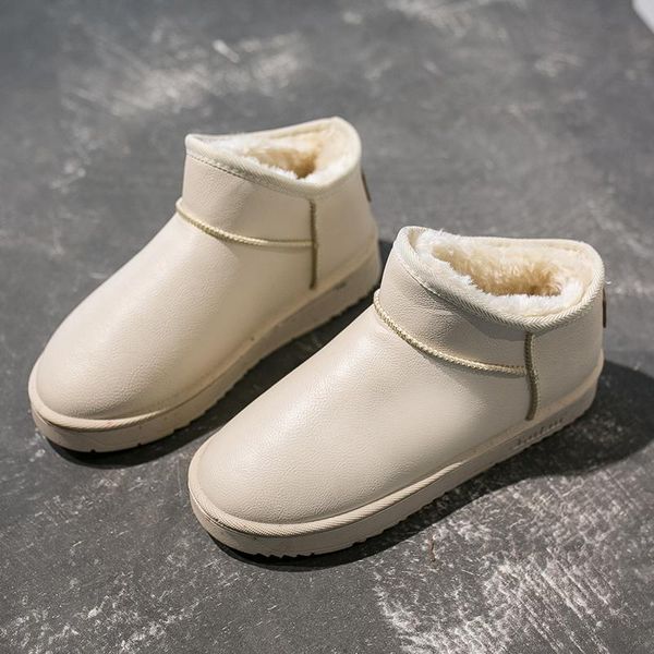 autumn winter boots women snow boots comfortable thick velvet female low-pu leather waterproof warm lady cotton shoes, Black
autumn winter boots women snow boots comfortable thick velvet female low-pu leather waterproof warm lady cotton shoes, Black